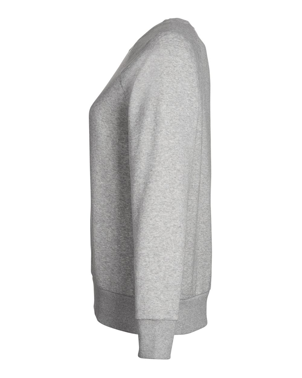 Under Armour Women's Rival Fleece Crewneck Sweatshirt - 1379508 Mod Grey Light Heather- White