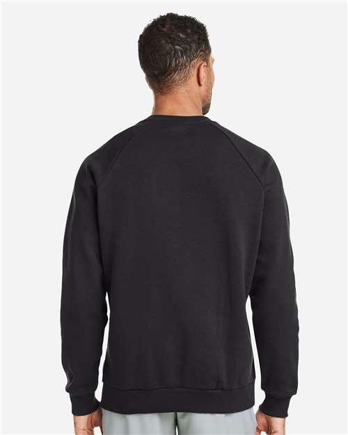 Under Armour Men's Rival Fleece Crewneck Sweatshirt - 1379755 Black- White