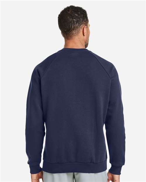 Under Armour Men's Rival Fleece Crewneck Sweatshirt - 1379755 Midnight Navy- White