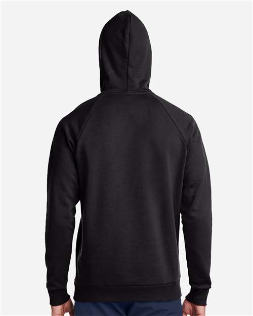 Under Armour Men's Rival Fleece Hooded Sweatshirt - 1379757 Black- White