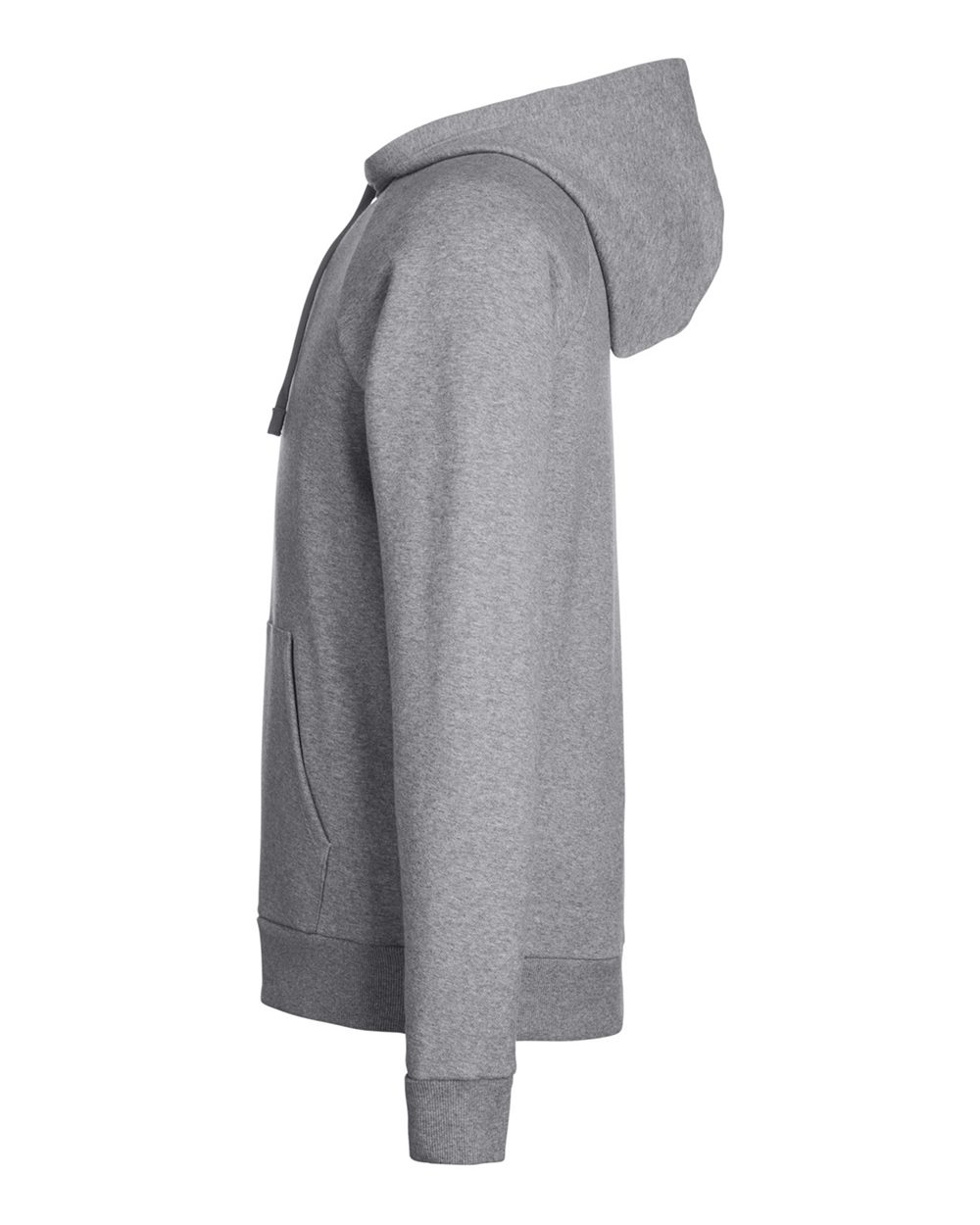 Under Armour Men's Rival Fleece Hooded Sweatshirt - 1379757 CS Grey Light Heather- White