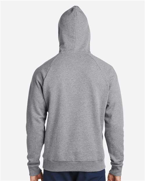 Under Armour Men's Rival Fleece Hooded Sweatshirt - 1379757 CS Grey Light Heather- White
