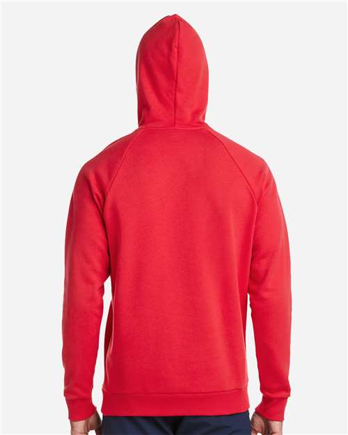 Under Armour Men's Rival Fleece Hooded Sweatshirt - 1379757 Red- White
