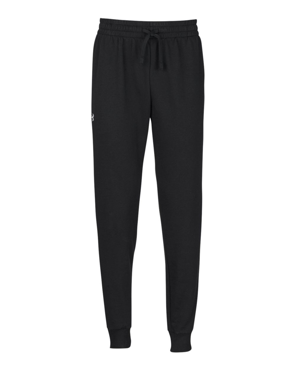 Under Armour Unisex Rival Fleece Joggers - 1379774 Black- White