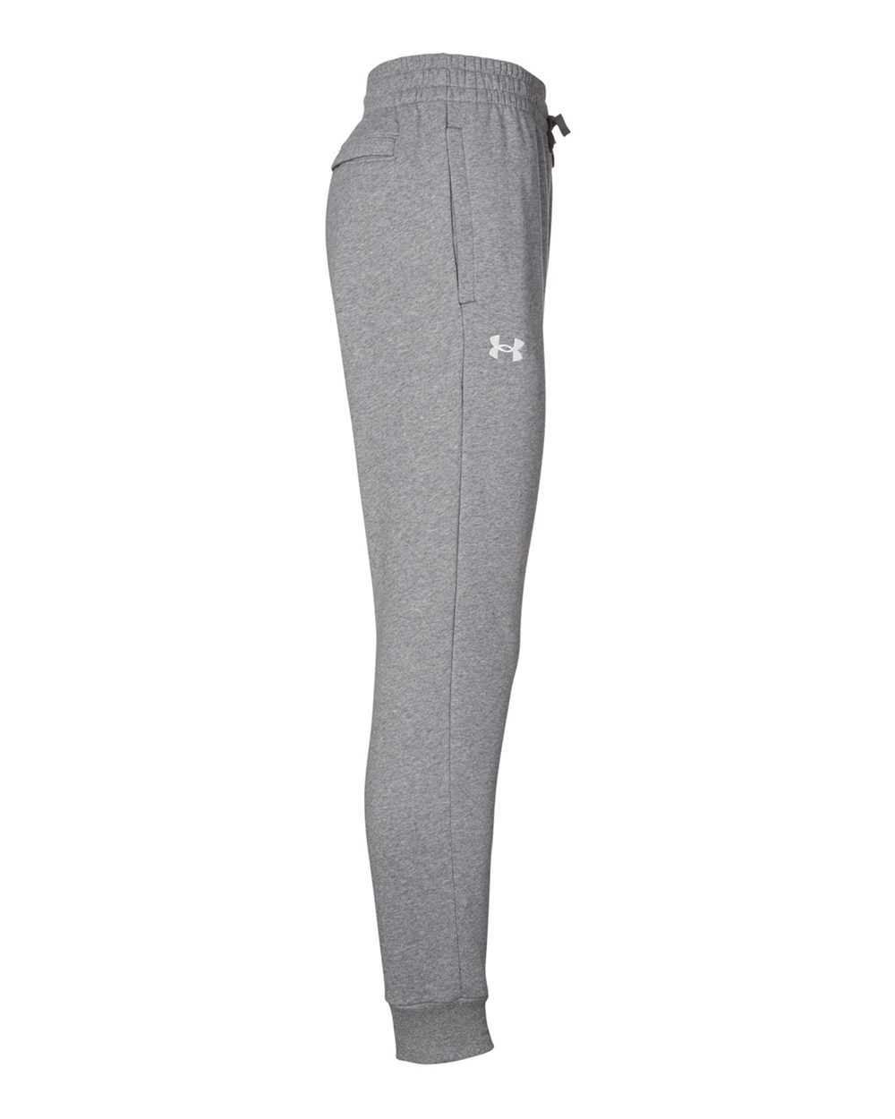 Under Armour Unisex Rival Fleece Joggers - 1379774 CS Grey Light Heather- White