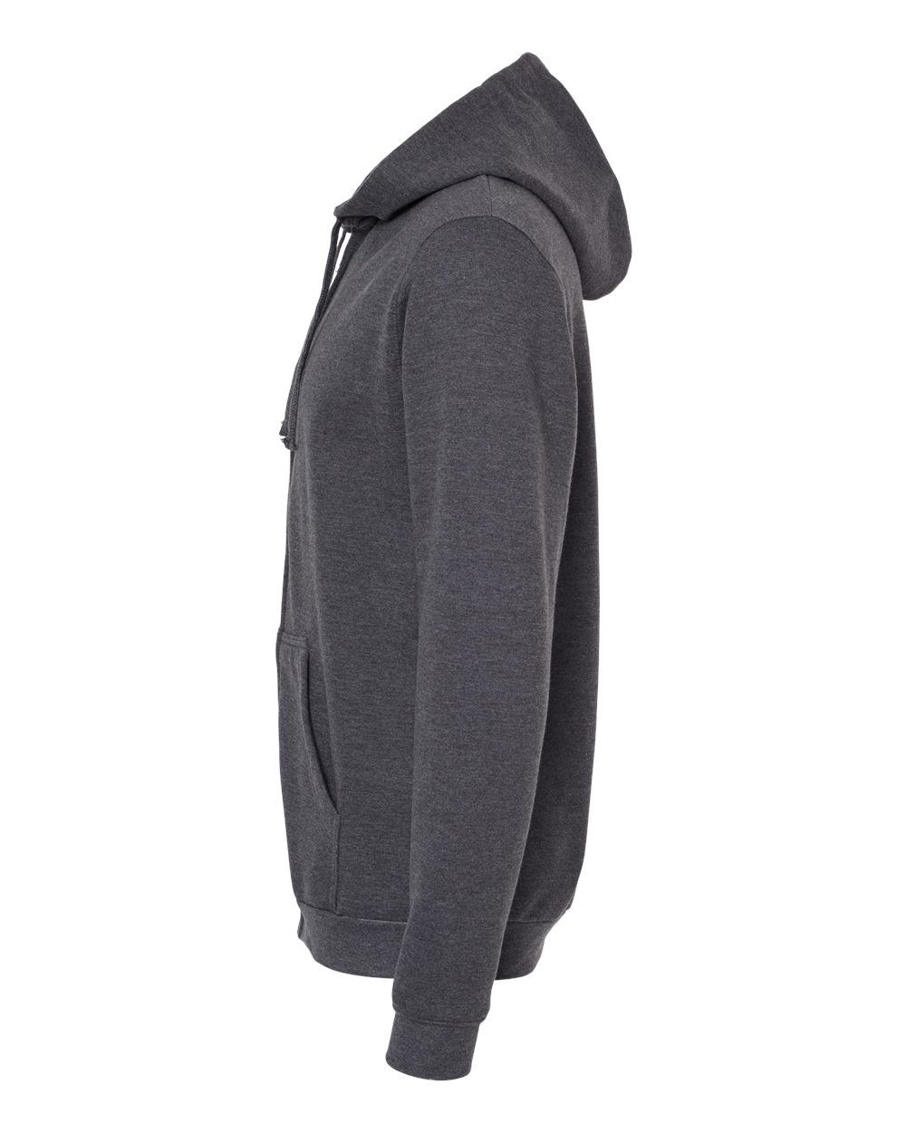 M&O Unisex Zipper Fleece Hoodie - 3331 - 3331M Dark Heather