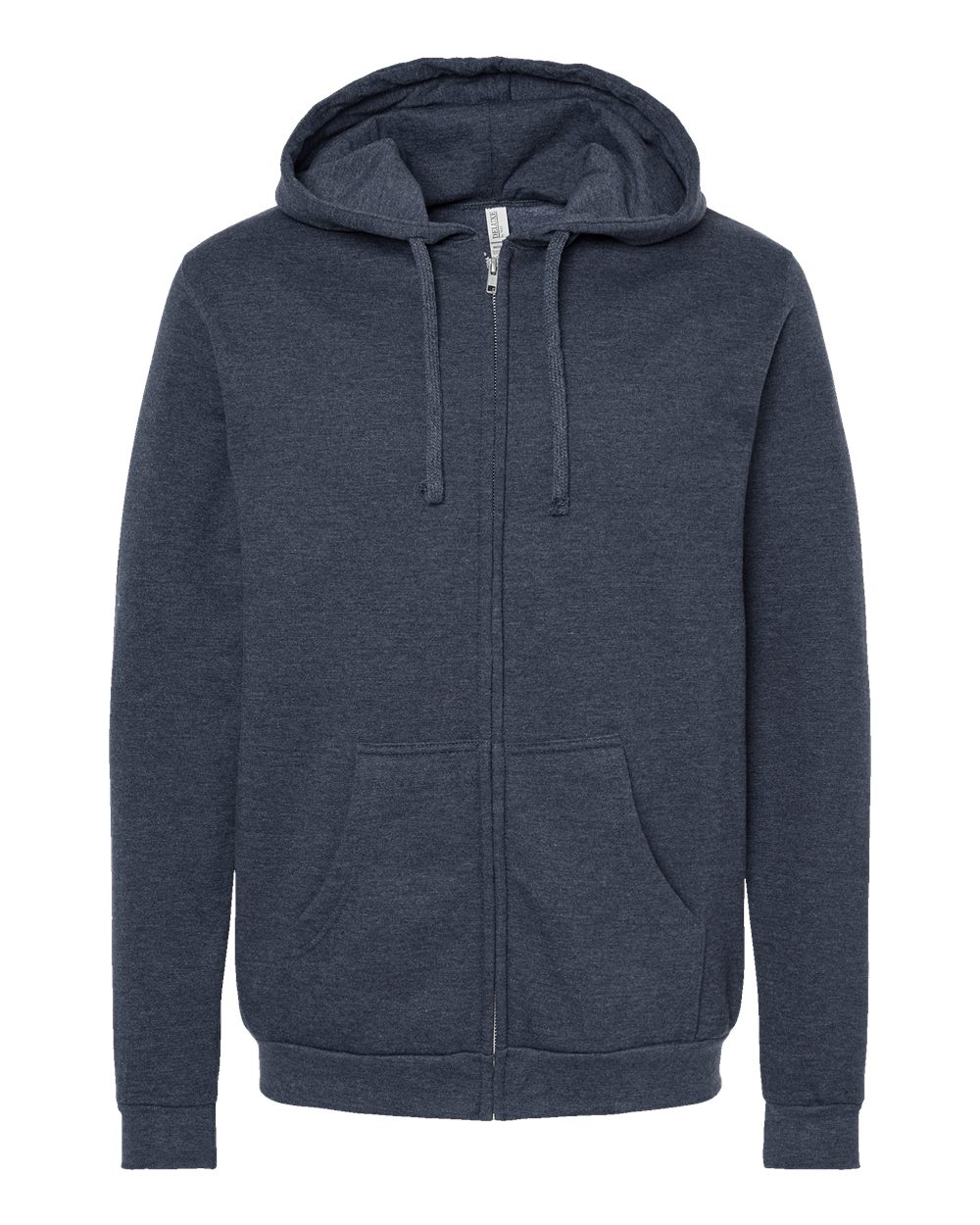 M&O Unisex Zipper Fleece Hoodie - 3331 - 3331M Heather Navy