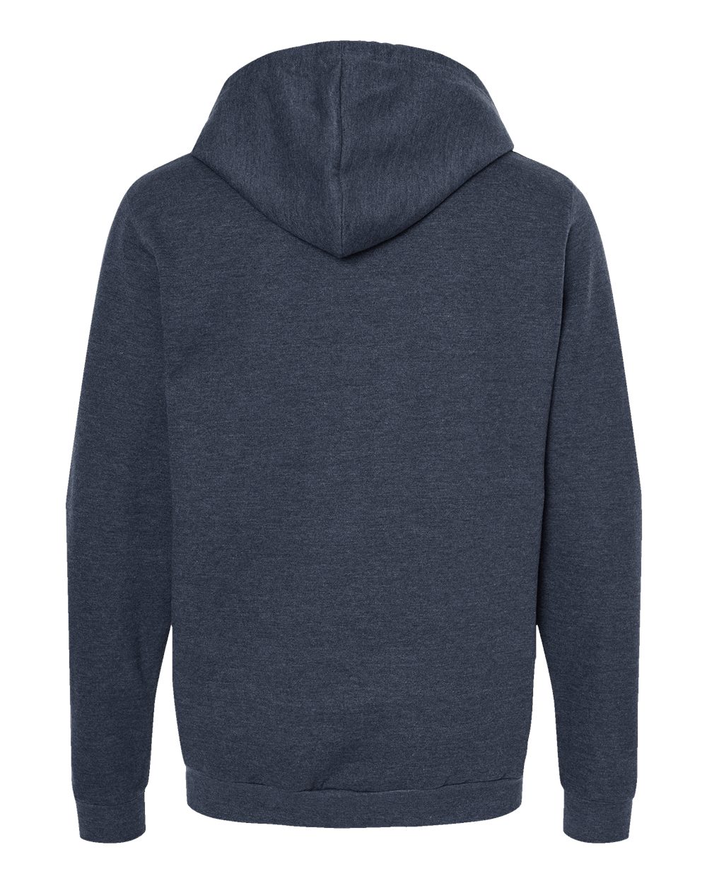M&O Unisex Zipper Fleece Hoodie - 3331 - 3331M Heather Navy