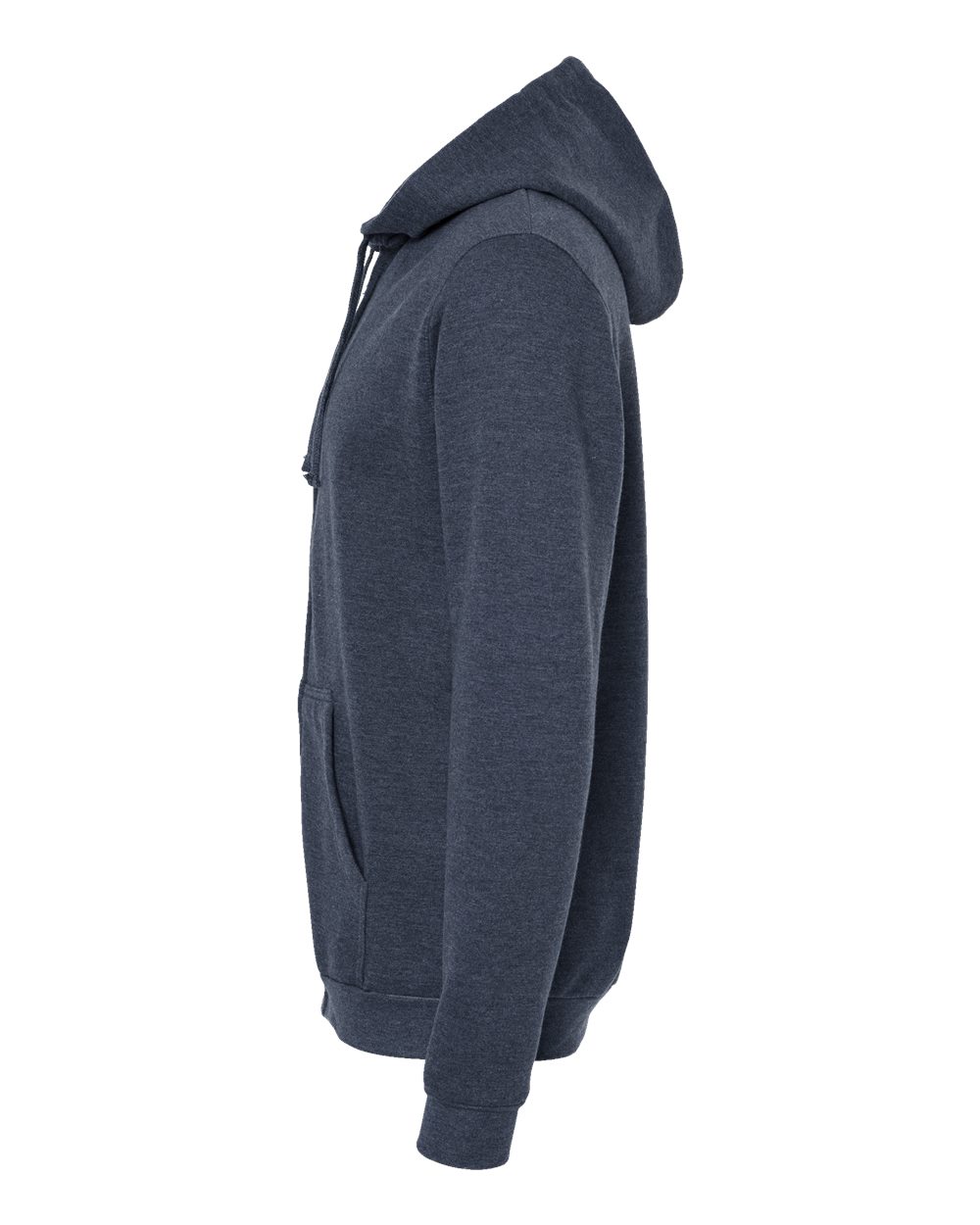 M&O Unisex Zipper Fleece Hoodie - 3331 - 3331M Heather Navy