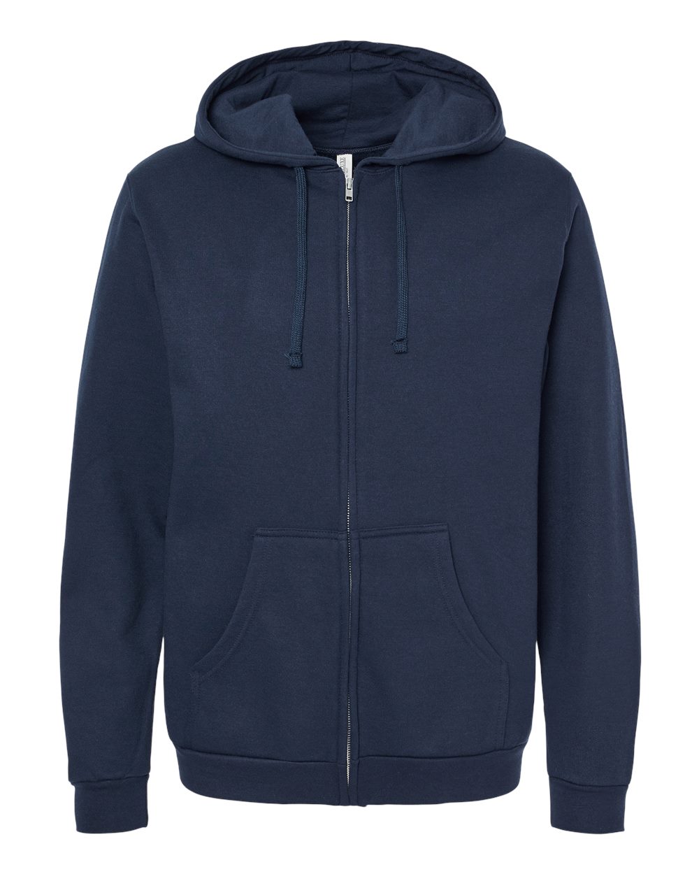 M&O Unisex Zipper Fleece Hoodie - 3331 - 3331M Navy