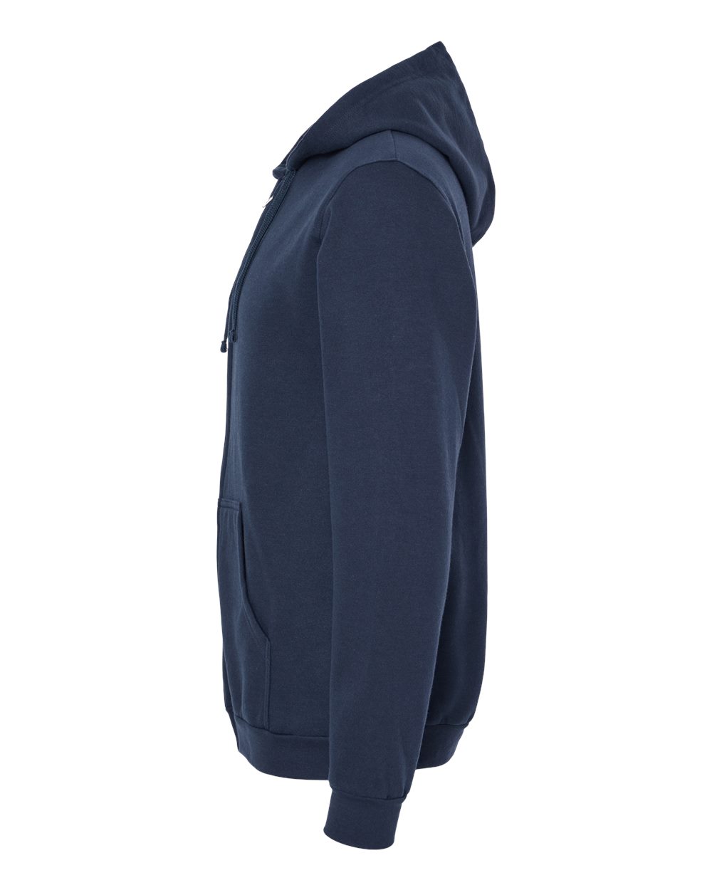 M&O Unisex Zipper Fleece Hoodie - 3331 - 3331M Navy