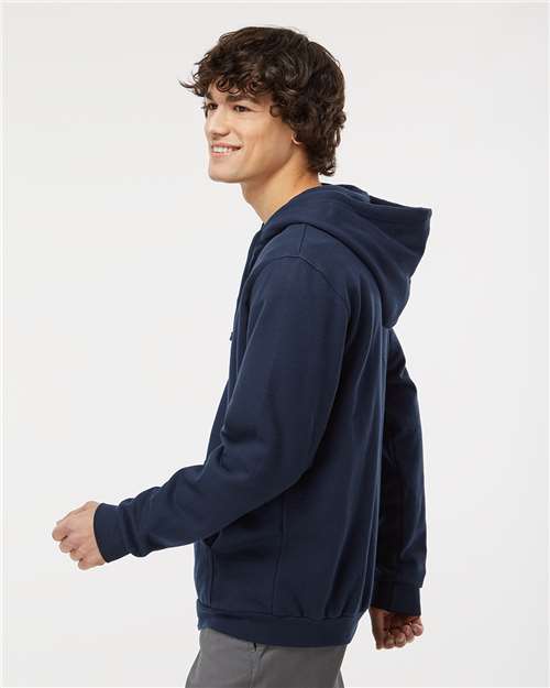 M&O Unisex Zipper Fleece Hoodie - 3331 - 3331M Navy
