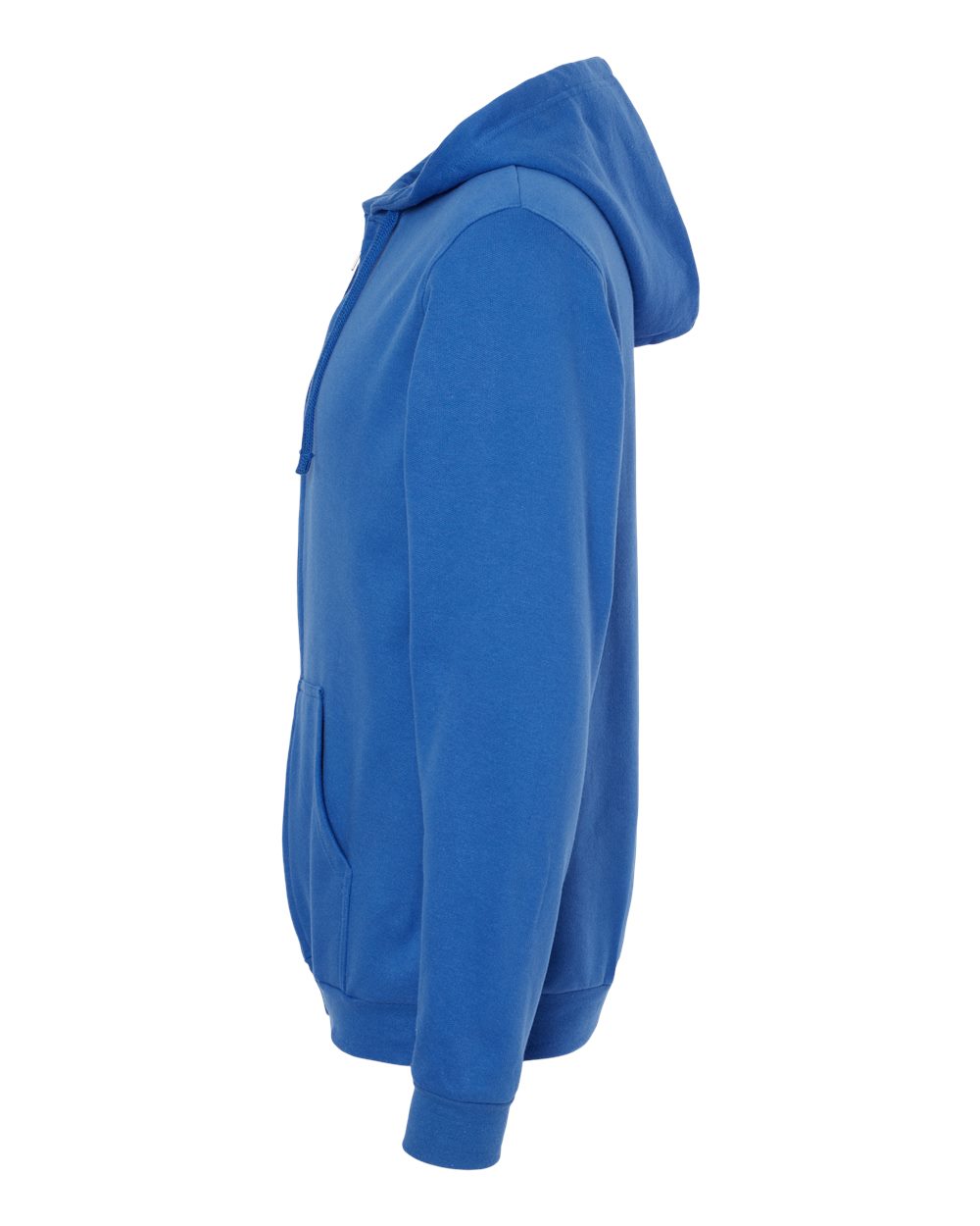 M&O Unisex Zipper Fleece Hoodie - 3331 - 3331M Royal