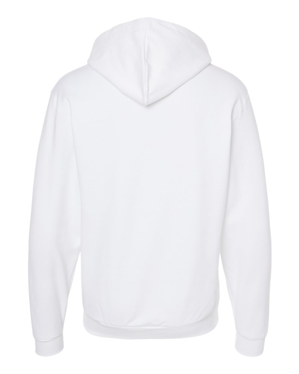 M&O Unisex Zipper Fleece Hoodie - 3331 - 3331M White
