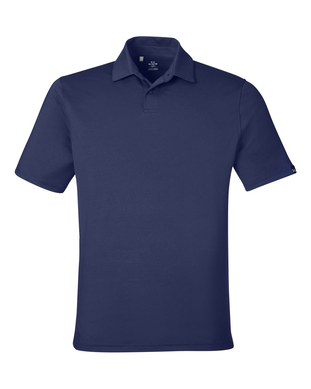 Under Armour Men's Recycled Polo - 1383255 Midnight Navy- White