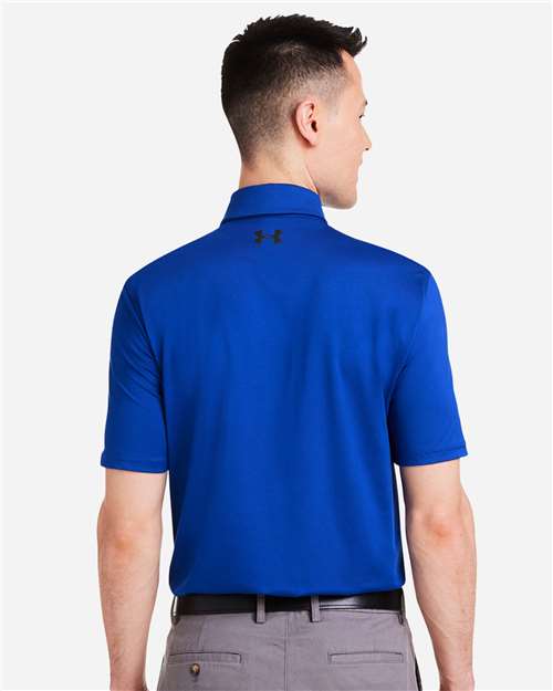 Under Armour Men's Recycled Polo - 1383255 Royal- White