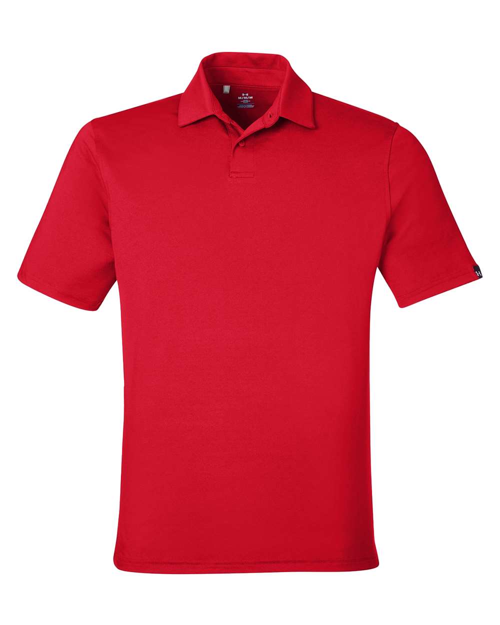 Under Armour Men's Recycled Polo - 1383255 Red- White
