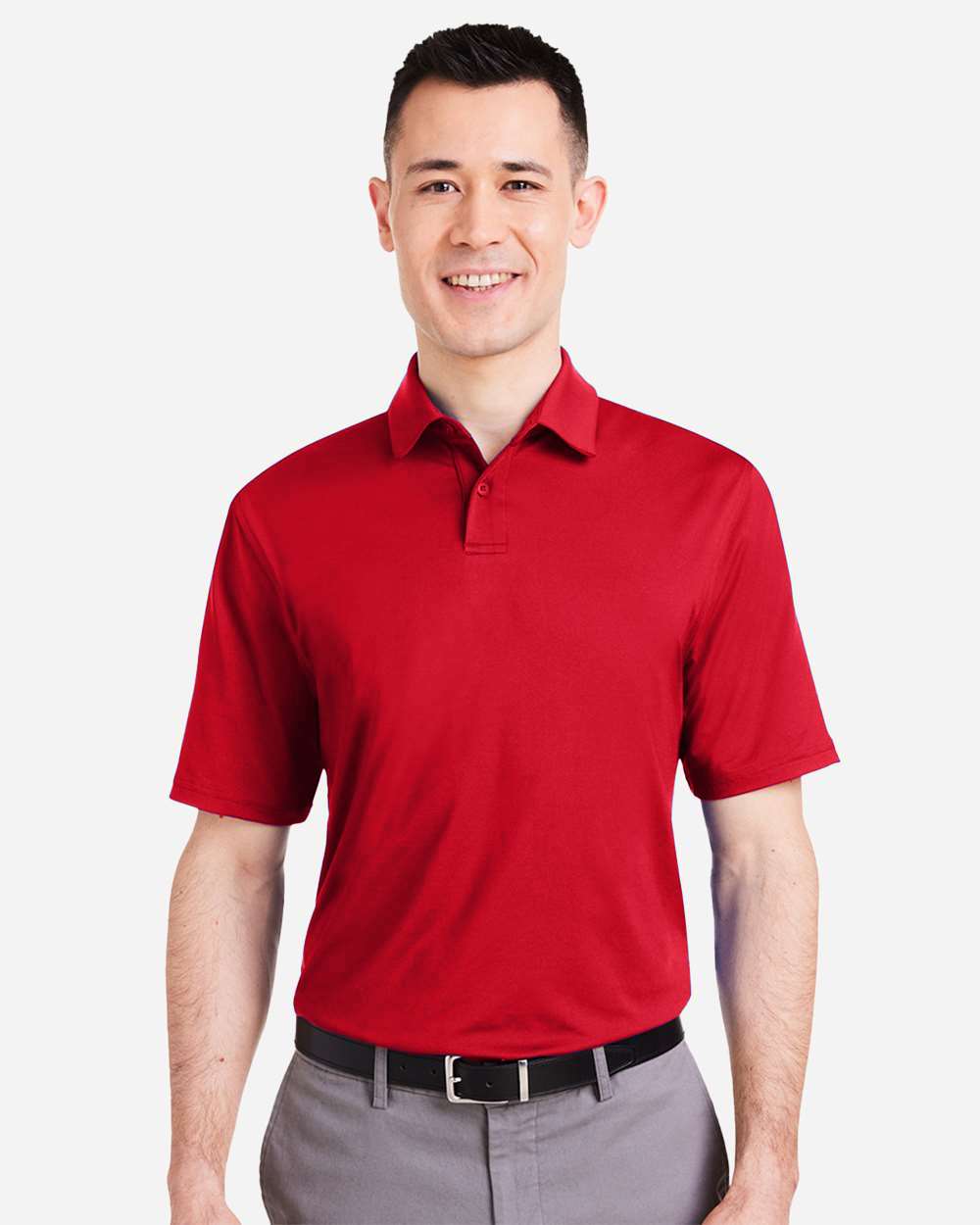 Under Armour Men's Recycled Polo - 1383255 Red- White
