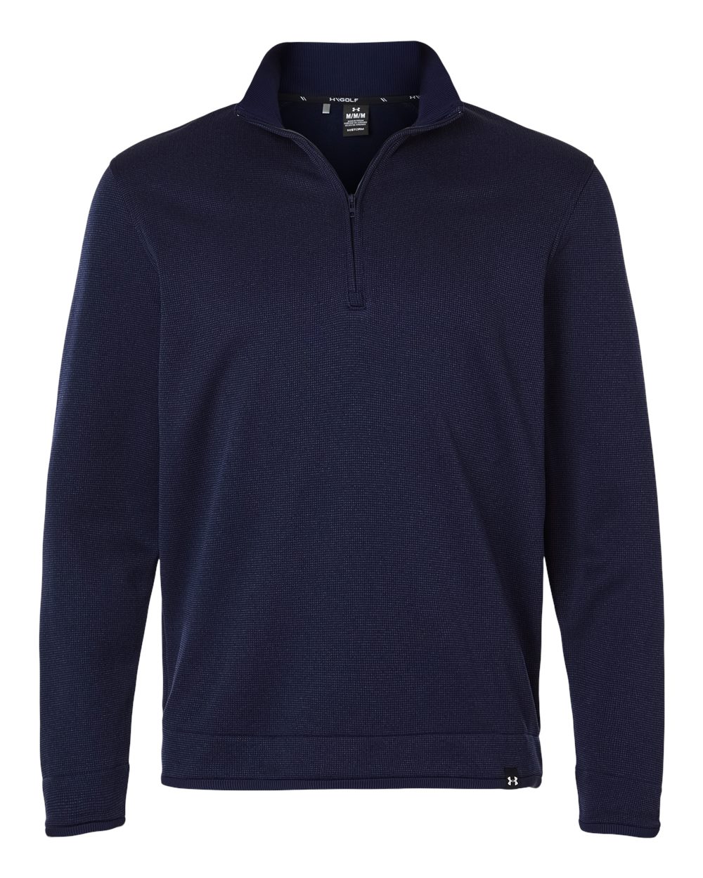 Under Armour Men's Storm Sweater Fleece Quarter-Zip Pullover - 1383256 Midnight Navy- White