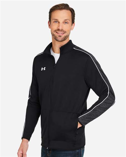 Under Armour Men's Command Full-Zip 2.0 Jacket - 1383259 Black- White