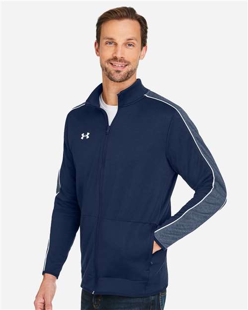 Under Armour Men's Command Full-Zip 2.0 Jacket - 1383259 Midnight Navy- White