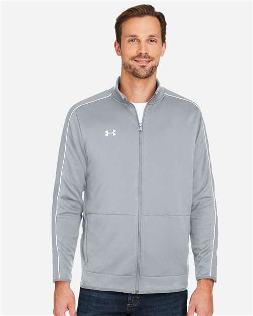 Under Armour Men's Command Full-Zip 2.0 Jacket - 1383259 Mod Grey- White