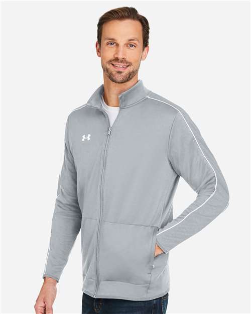 Under Armour Men's Command Full-Zip 2.0 Jacket - 1383259 Mod Grey- White