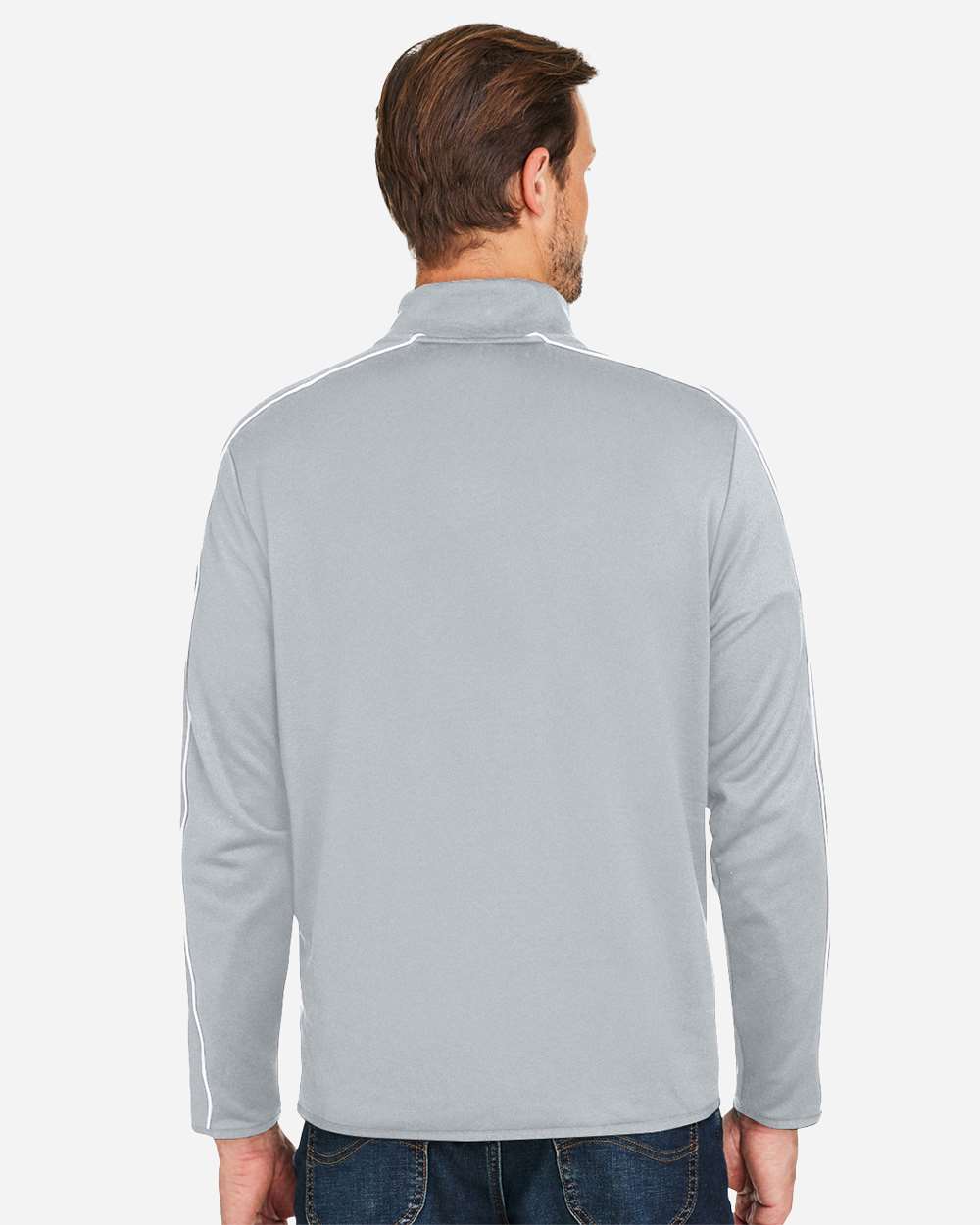 Under Armour Men's Command 2.0 Quarter-Zip Pullover - 1383260 Mod Grey- White