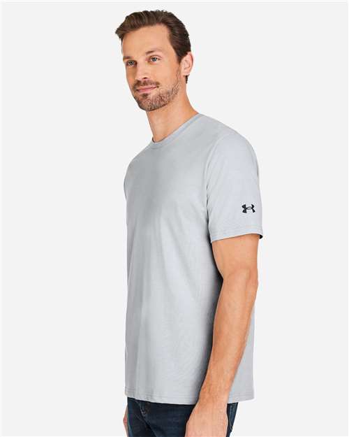 Under Armour Men's Athletic 2.0 T-Shirt - 1383264 Mod Grey Medium Heather- Black