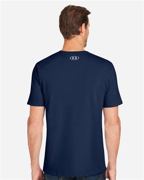 Under Armour Men's Athletic 2.0 T-Shirt - 1383264 Midnight Navy- White