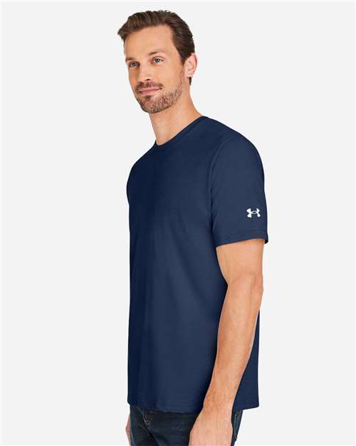 Under Armour Men's Athletic 2.0 T-Shirt - 1383264 Midnight Navy- White