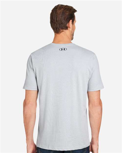 Under Armour Men's Athletic 2.0 T-Shirt - 1383264 Mod Grey Medium Heather- Black
