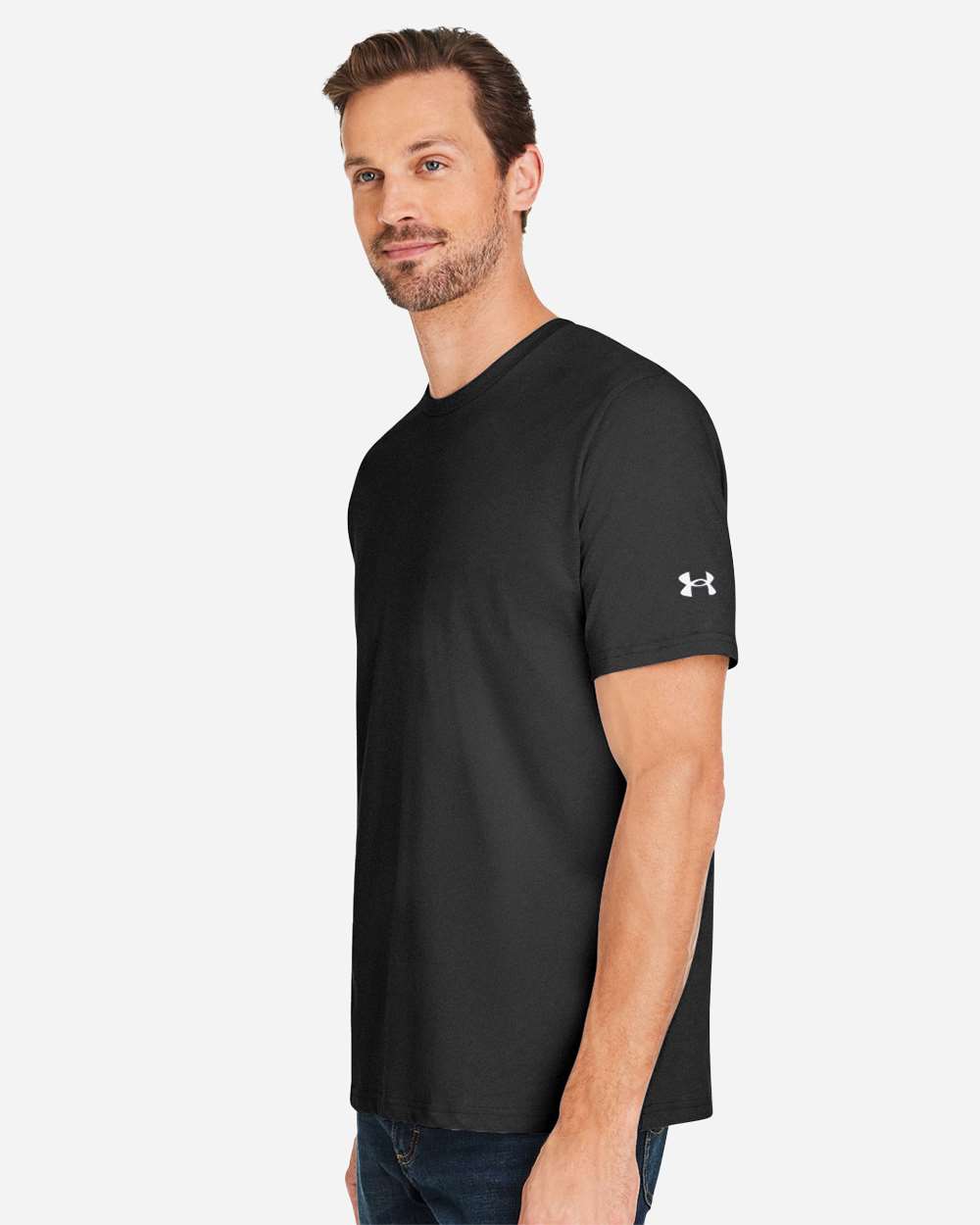 Under Armour Men's Athletic 2.0 T-Shirt - 1383264 Black- White