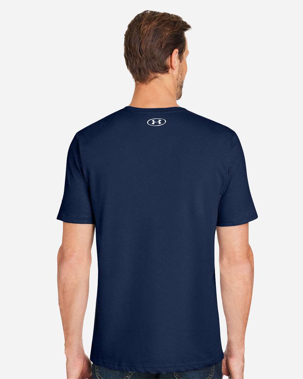 Under Armour Men's Athletic 2.0 T-Shirt - 1383264 Midnight Navy- White
