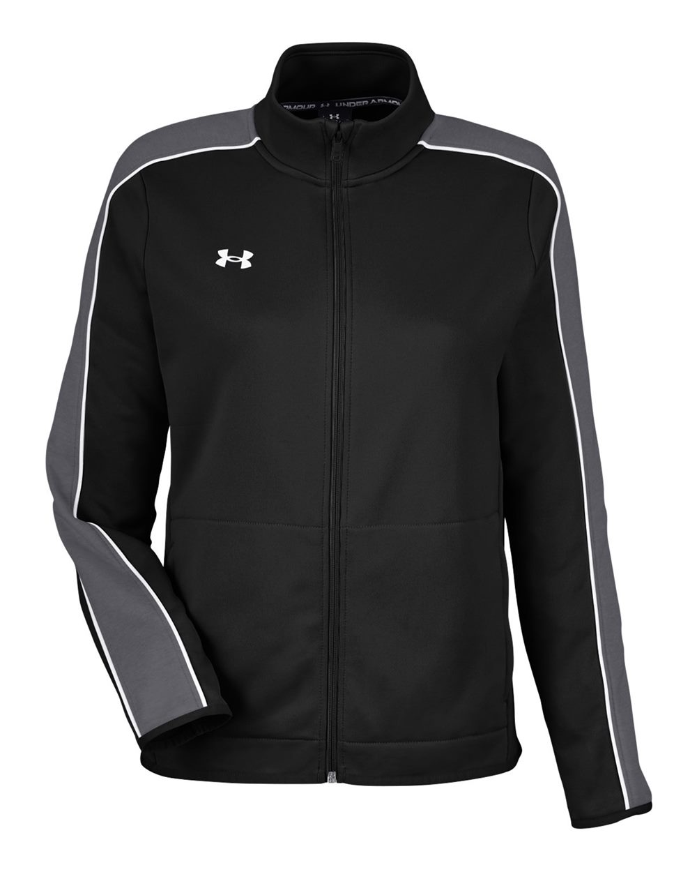 Under Armour Women's Command Full-Zip 2.0 Jacket - 1383272 Black- White