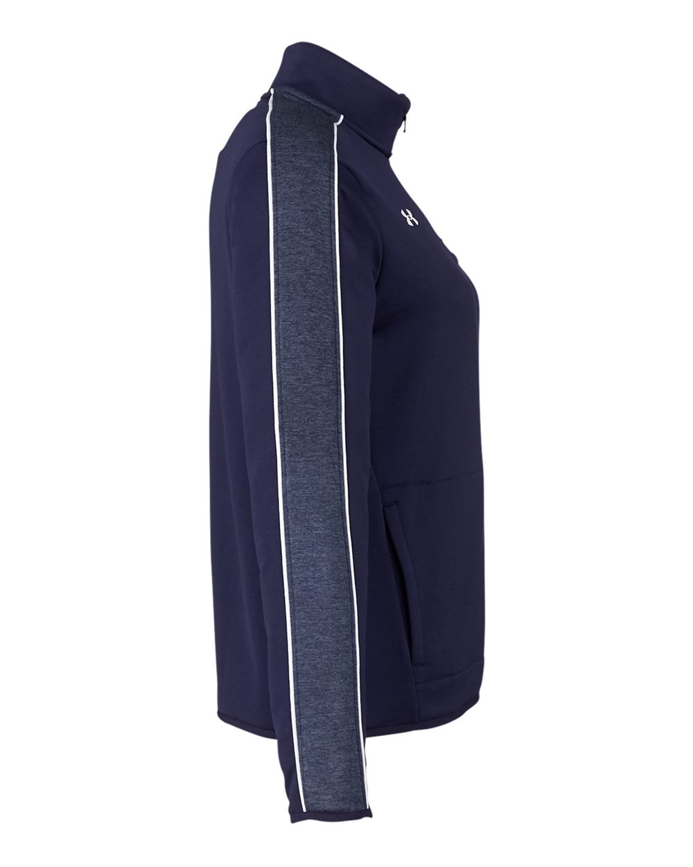 Under Armour Women's Command 2.0 Quarter-Zip Pullover - 1383274 Midnight Navy- White