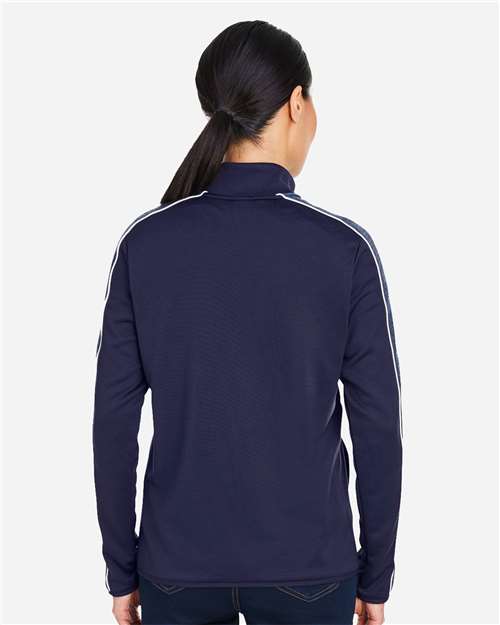 Under Armour Women's Command 2.0 Quarter-Zip Pullover - 1383274 Midnight Navy- White