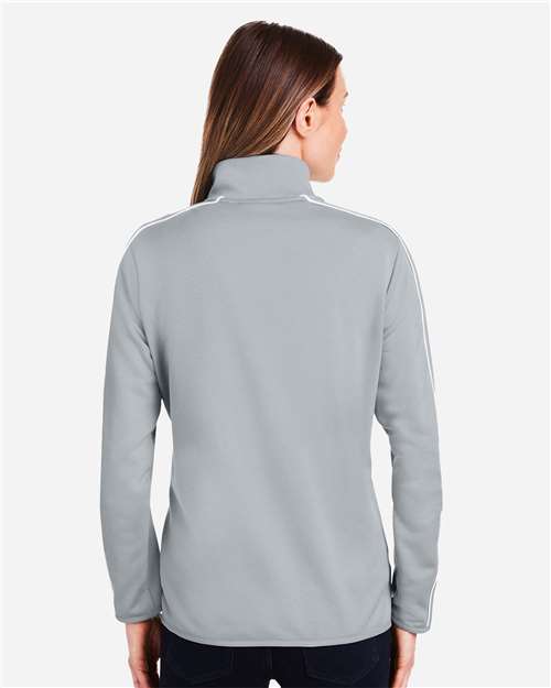 Under Armour Women's Command 2.0 Quarter-Zip Pullover - 1383274 Mod Grey- White