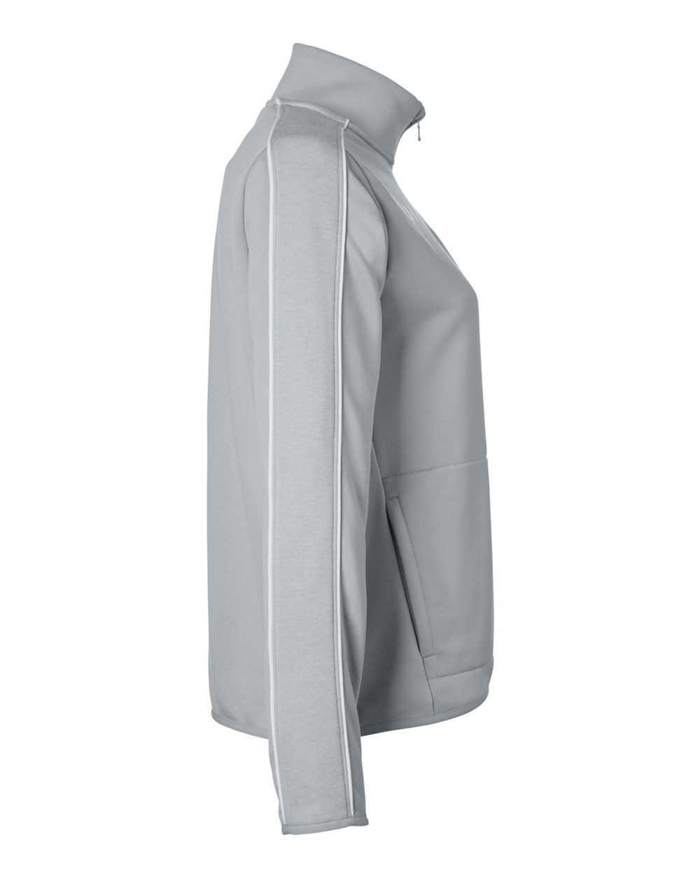 Under Armour Women's Command 2.0 Quarter-Zip Pullover - 1383274 Mod Grey- White