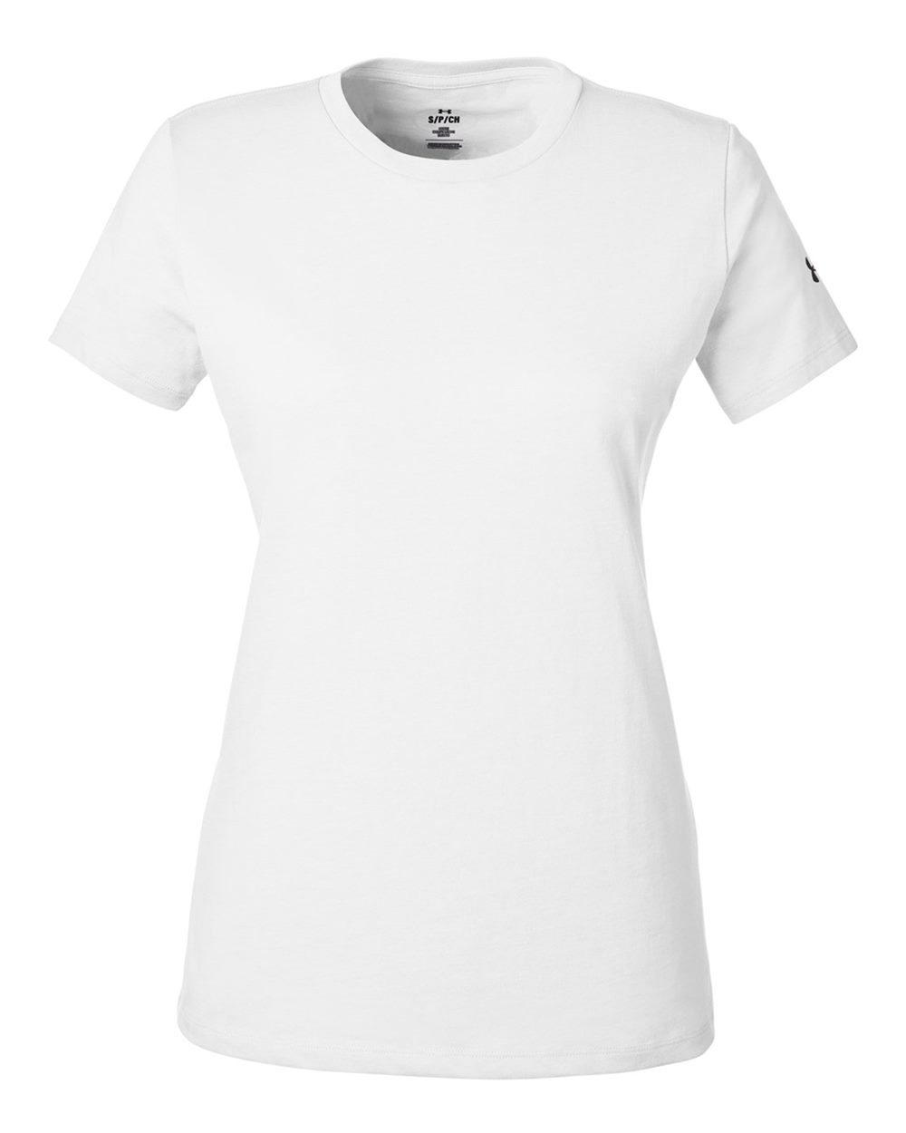 Under Armour Women's Athletic 2.0 T-Shirt - 1383284 White- Black