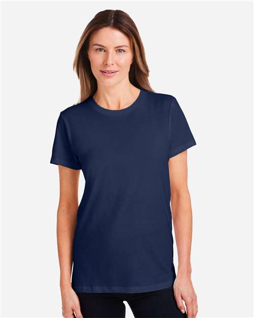 Under Armour Women's Athletic 2.0 T-Shirt - 1383284 Midnight Navy- White