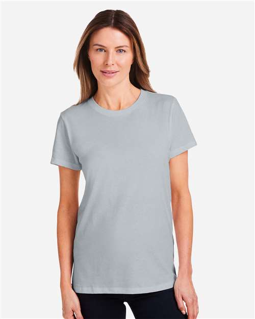 Under Armour Women's Athletic 2.0 T-Shirt - 1383284 Mod Grey Medium Heather- Black