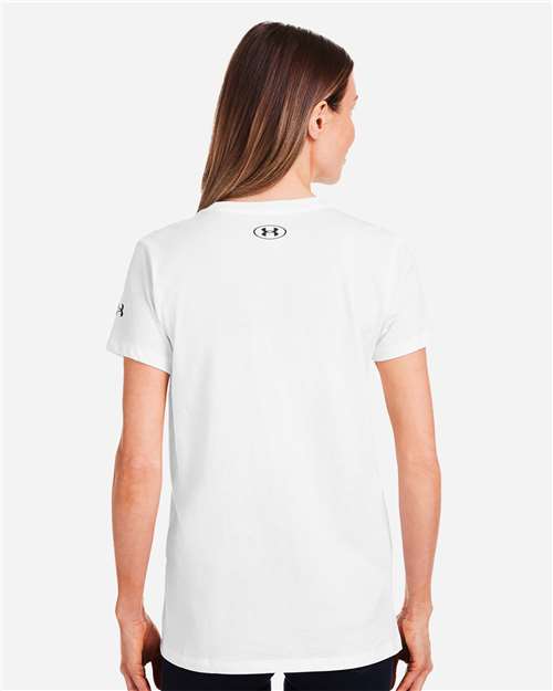 Under Armour Women's Athletic 2.0 T-Shirt - 1383284 White- Black