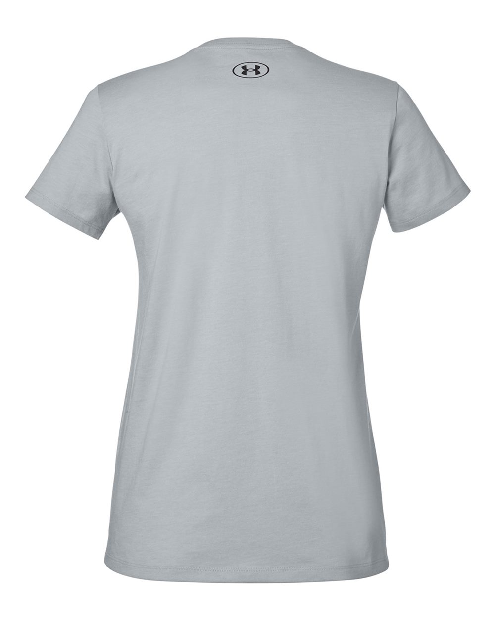Under Armour Women's Athletic 2.0 T-Shirt - 1383284 Mod Grey Medium Heather- Black
