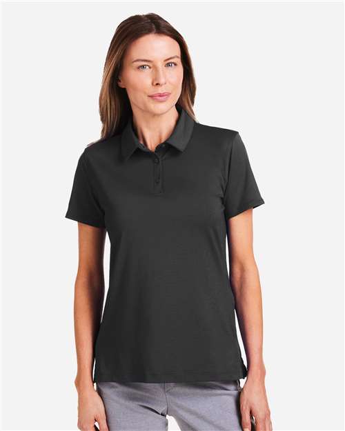 Under Armour Women's Recycled Polo - 1385910 Black- White