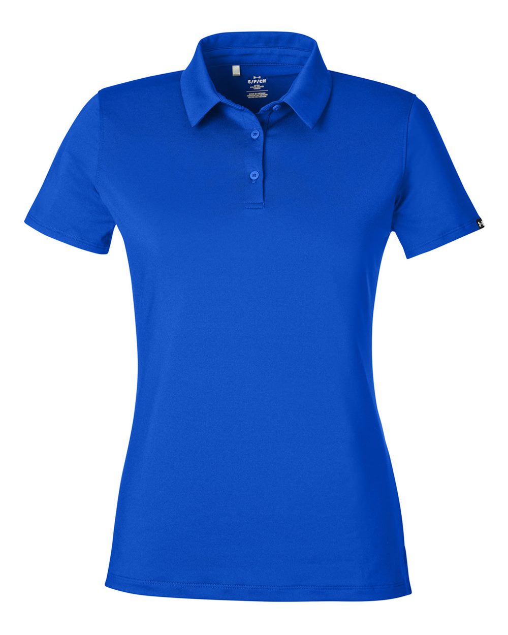 Under Armour Women's Recycled Polo - 1385910 Royal- White