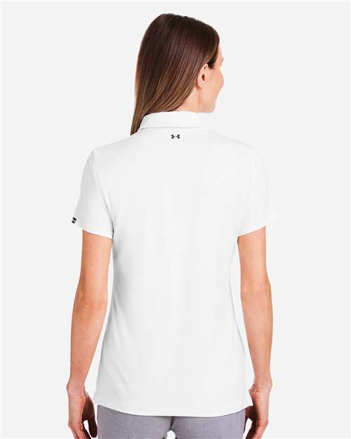 Under Armour Women's Recycled Polo - 1385910 White- White
