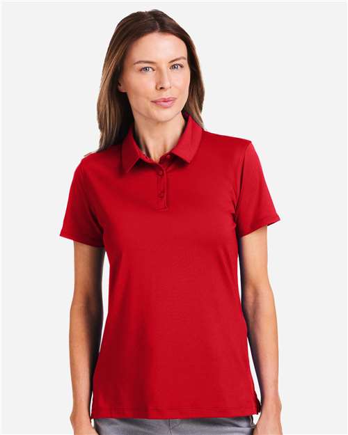 Under Armour Women's Recycled Polo - 1385910 Red- White