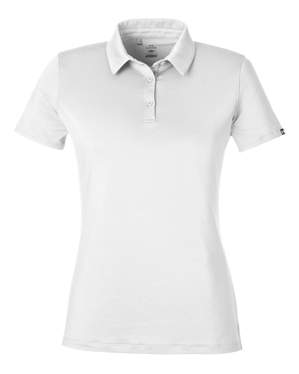 Under Armour Women's Recycled Polo - 1385910 White- White