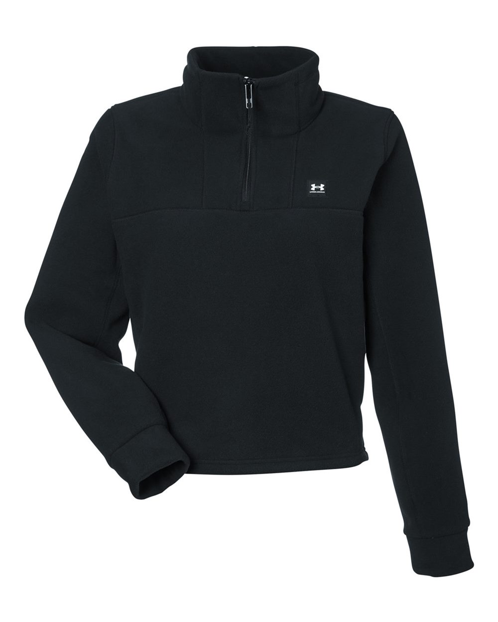 Under Armour Women's Expanse Fleece Half-Zip Pullover - 1387024 Black- Black